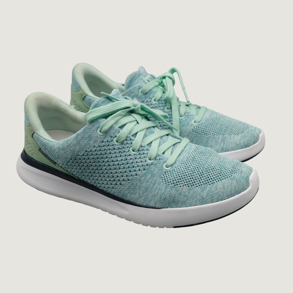 Kizik Lima Hands-Free Sneakers 9.5 Mint Green Knit L2FC DLIMMT04-1D